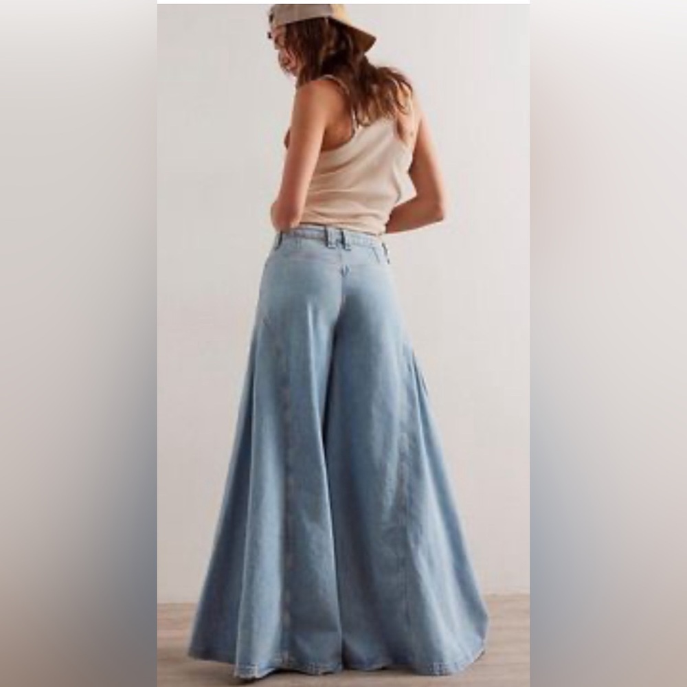 Free people 🌟NWT🌟We The Free Pandora Wide-Leg Jeans❤️